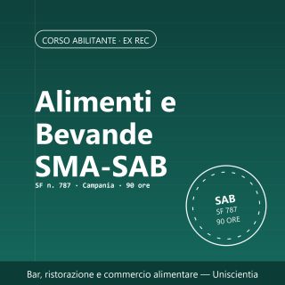 Corso SAB (ex REC) Online | Abilitante | Uniscientia